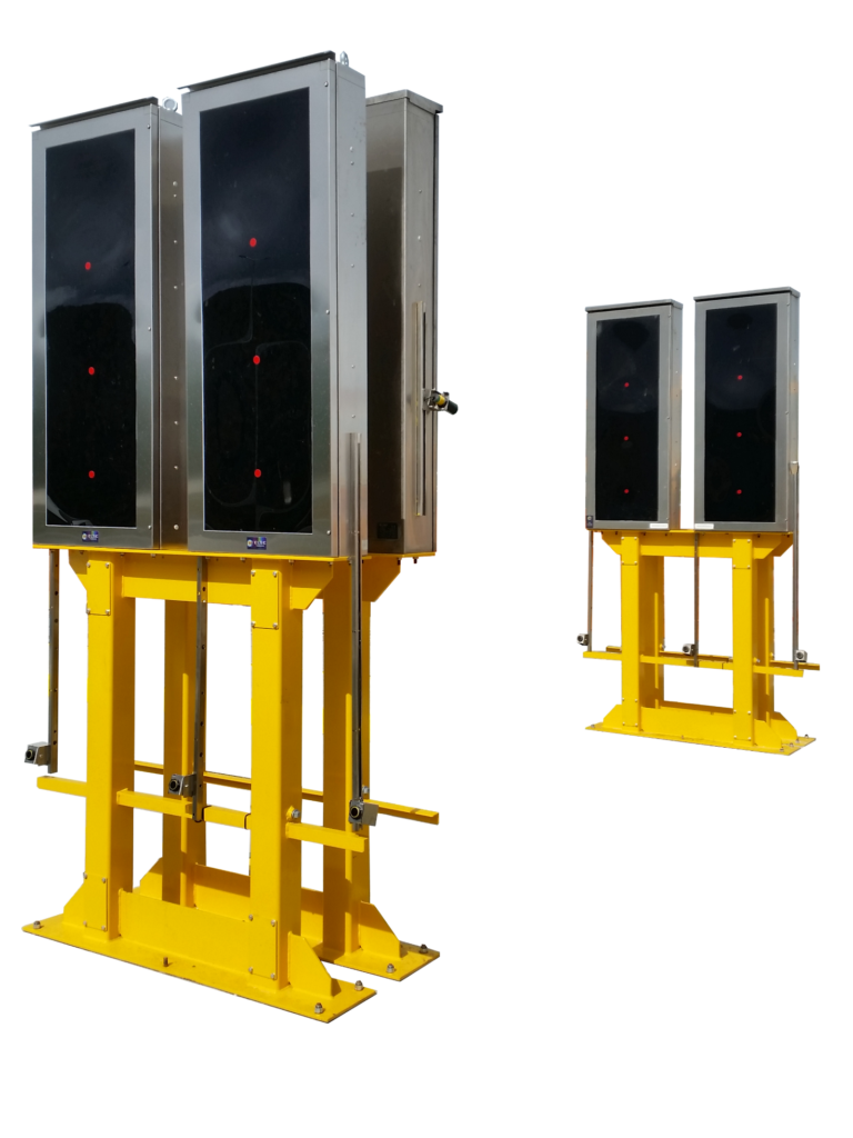 GALILEO 4UV version: 4 detectors, 2 at each side